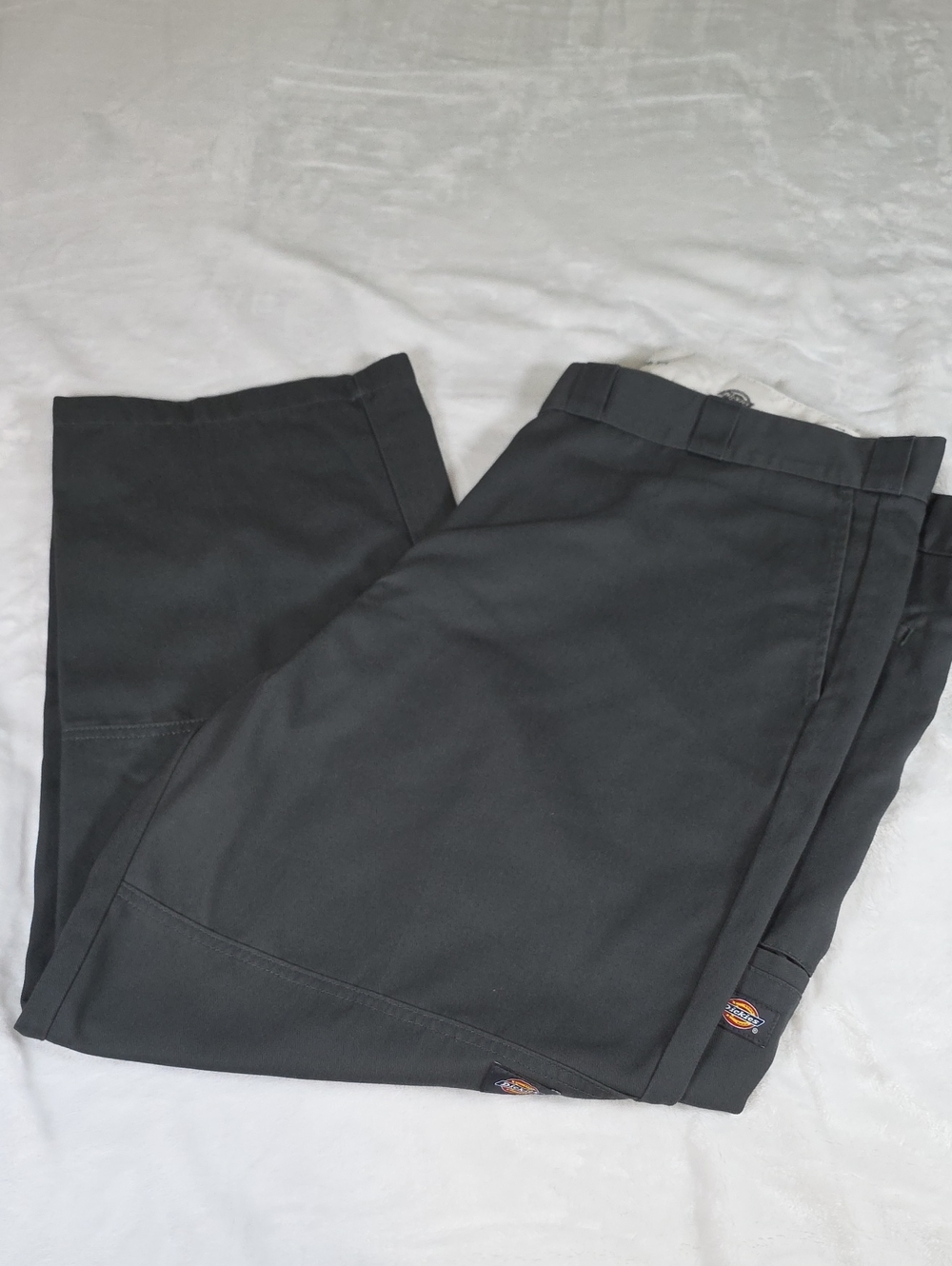 Dickies Men’s Charcoal Straight-Leg Work Chinos Sieze 46x30